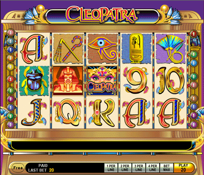 play free online cleopatra casino game