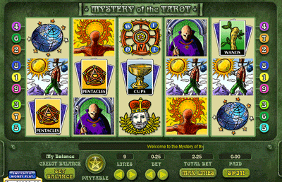 Where To Play Mystery of the Tarot Video Slot Online Slot Game?
